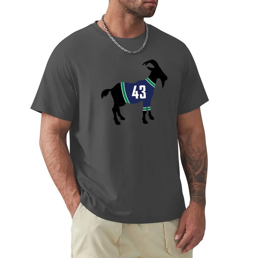 Quinn Hughes GOAT T-Shirt summer tops tees quick drying oversized t shirts for