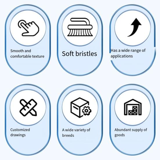 Щетка для обуви Эргономичная ручка Щетки для чистки обуви Уход за кожаной обувью