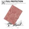 Совместимый тисненый кожаный чехол для iPad 11, iPad 10.2, iPad mini 7 и Air 13 (2026), 10.9 Защитный чехол