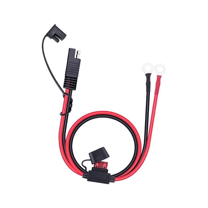 12V 24V 16AWG SAE to O Ring Battery Charging Connection Cable Adapter Cord
