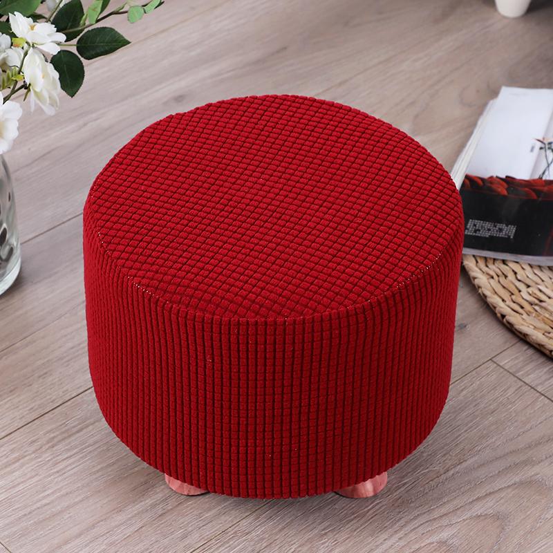 Чехол для пуфа, который можно стирать, чехлы для подставок для ног, эластичные защитные чехлы для сидений, чехлы для стульев, защитные чехлы для подставок для ног без табурета