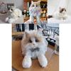 Cute Realistic Cat Plush Toy Fluffy Kitten Soft Stuffed Animal For Children