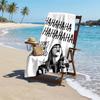 Ts Fan Fashion Beach Towel: Ideal for Summer Adventures Soft, absorbent and quick drying suitable for swimming and bathing
