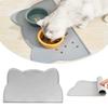 Cats Pet Products Waterproof Pet Mat for Dogs and Cats Solid Color Silicone Pet Food Feeding Mat Feeding & Watering Supplies