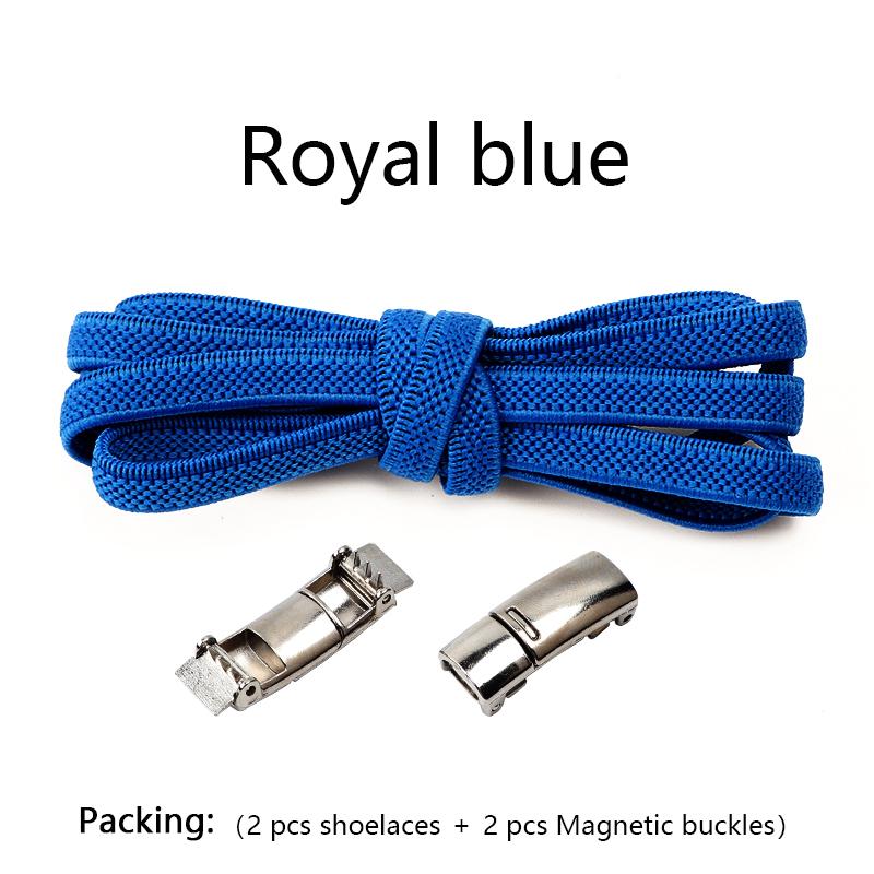 1 пара шнурков без завязывания, магнитная застежка, эластичные шнурки для детских и взрослых кроссовок, плоские резиновые шнурки