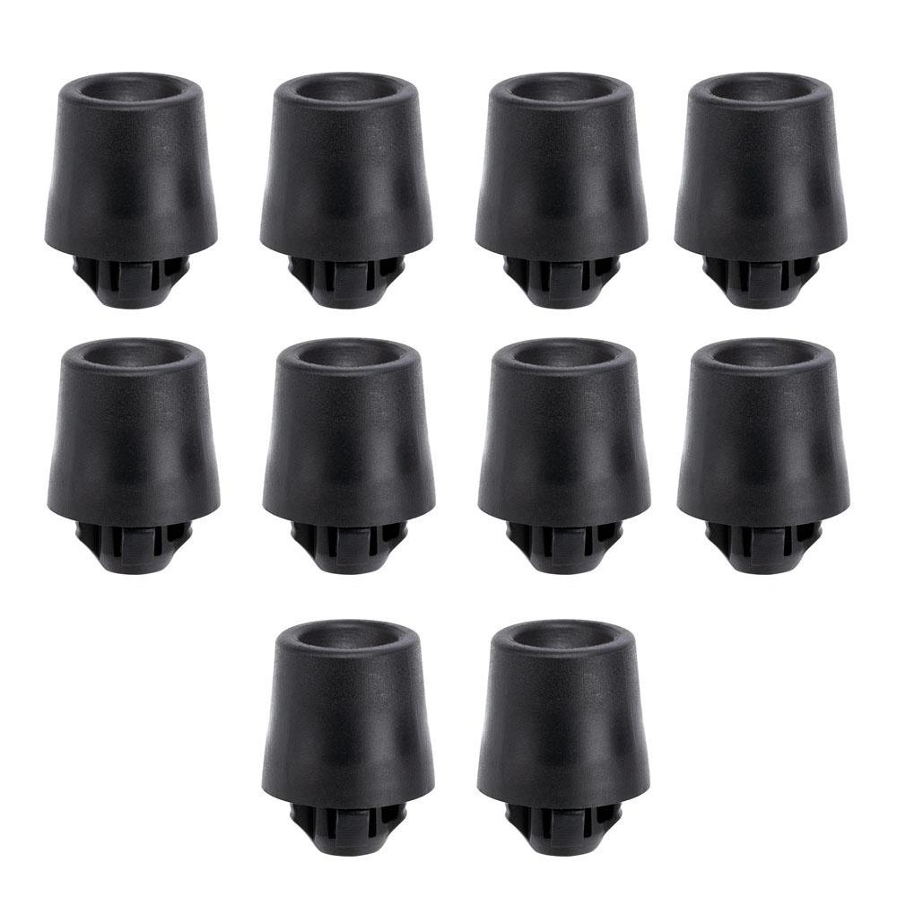 10Pcs Trunk Lid Stop Buffer & Radiator Support Clip 90541-09116 For Toyota Lexus