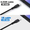 FONKEN Кабель Micro USB-разветвитель 2 в 1, кабель для зарядки типа C, 2 USB-кабеля, кабель для мобильного телефона, кабель Android для Xiaomi Samsung