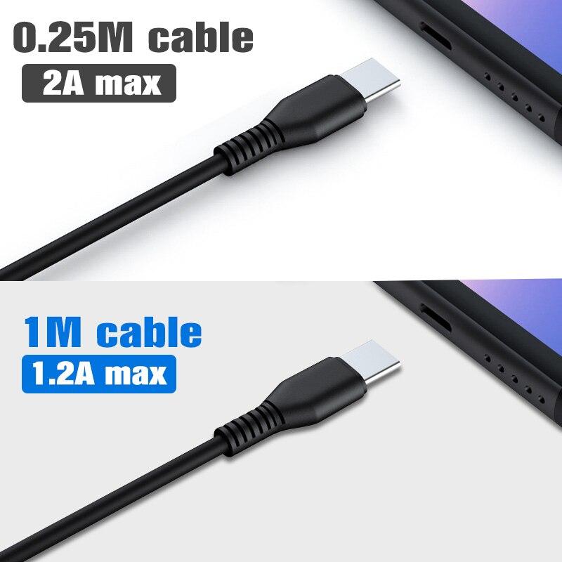 FONKEN Кабель Micro USB-разветвитель 2 в 1, кабель для зарядки типа C, 2 USB-кабеля, кабель для мобильного телефона, кабель Android для Xiaomi Samsung
