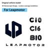 Для автомобиля Leapmotor C10 Чернение Модификация Логотип Буквы Передний Задний Автомобильные Шильдики Модификация Наклейка