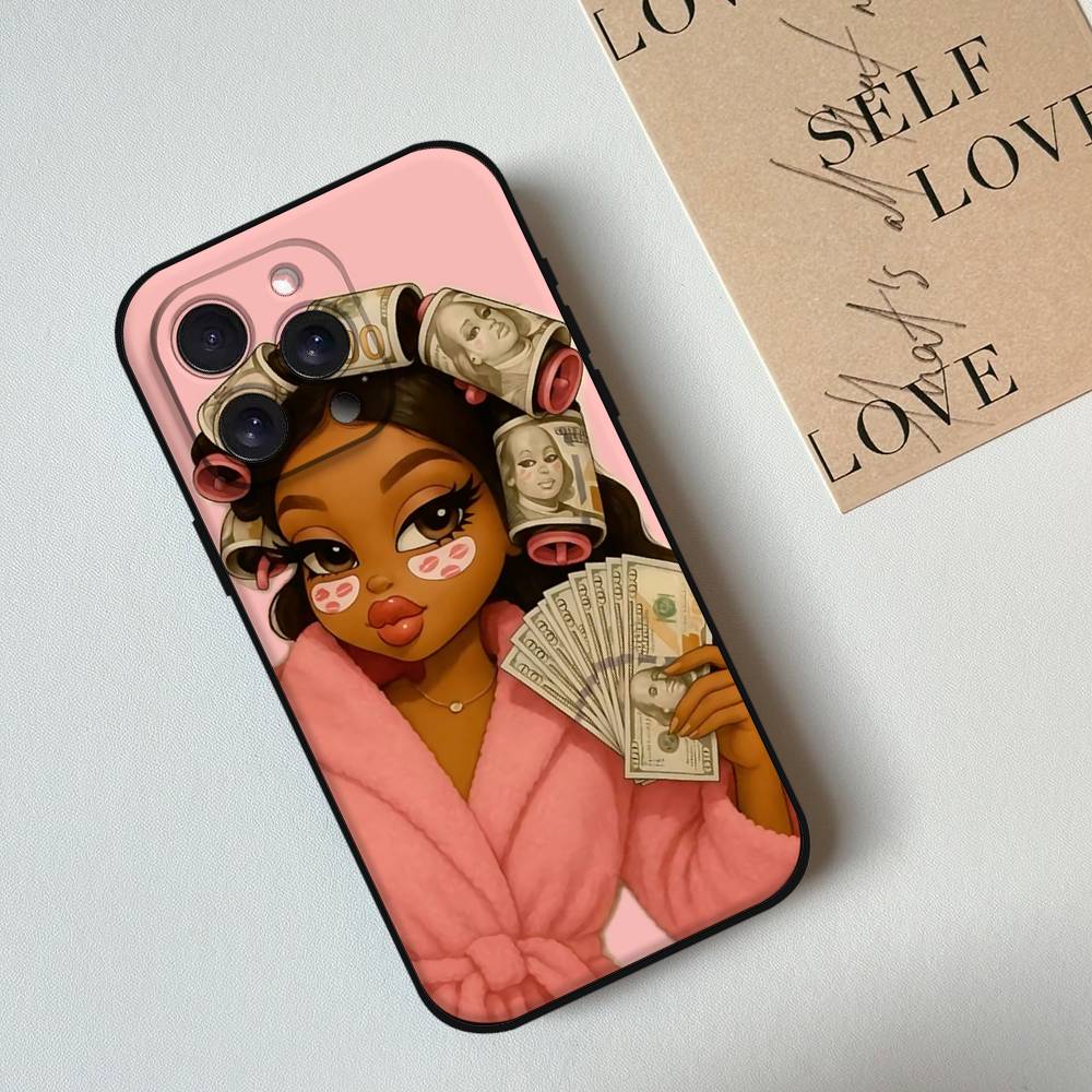 Модный Чехол для Телефона B-Bratz D-Doll Чехол для Телефона Для Iphone 17 16 15 11 13 14 Pro Max X Xr Xs Max 12mini Черный Чехол