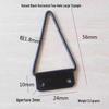 Decorative Picture Frame Hanging Hook with Extended Triangle and Double-Hole Feature for Horizontal Display
