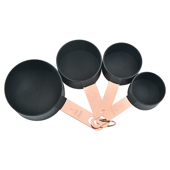 4 шт. мерная ложка с прозрачной шкалой и кольцом-пряжкой, удобная ручка, пластиковый мерный совочек для еды, набор кухонных гаджетов для дома