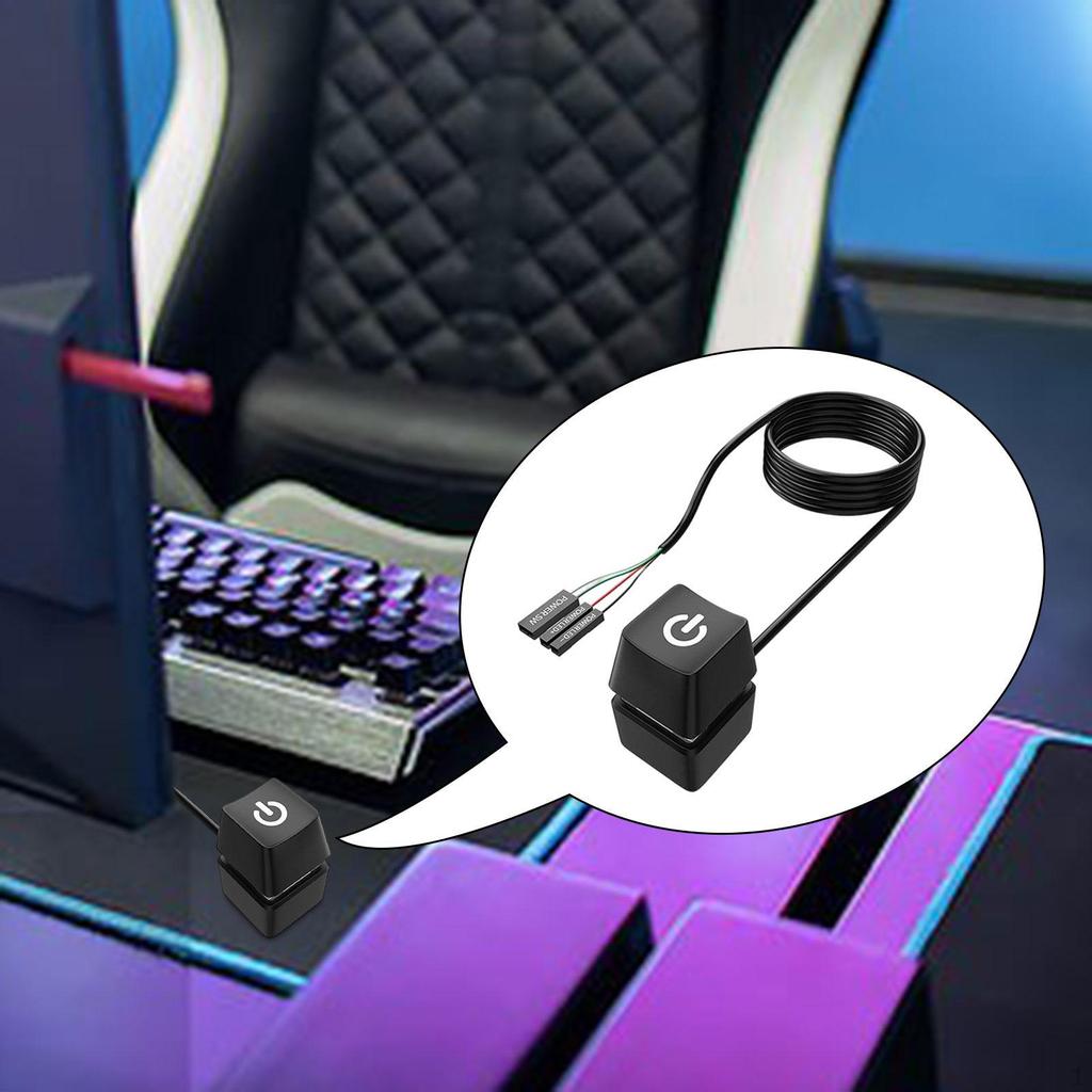 Выключатель питания настольного компьютера Кнопка включения/выключения ПК Аксессуары, Портативные