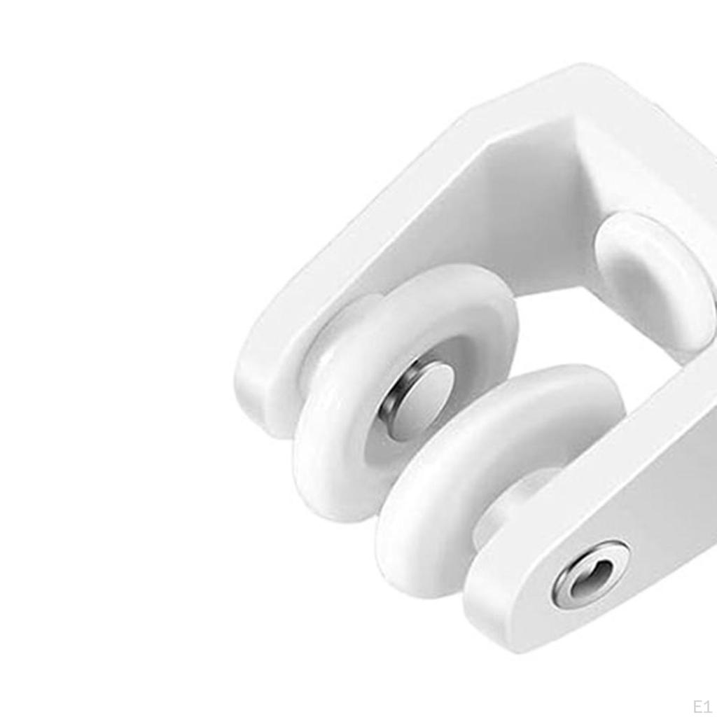 50 планеров для штор, раздвижной планер, двухколесный роликовый рельсовый шкив, бесшумный шкив