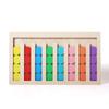 Children Color Matching Board Montessori Toy Color Sorting Logical Thinking Training Game Early Educational Wooden Toys for Kids