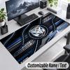 Custom Name Text Mouse Pad Canterbury-Bankstown Bulldogs Personalized Desk Pad For Work And Gaming
