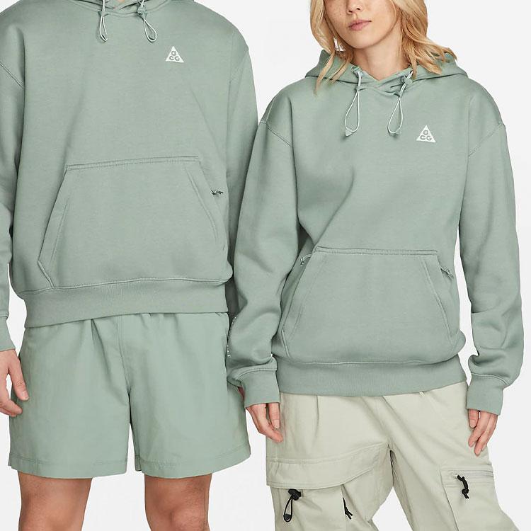 Nike ACG Therma-FIT Пуловер с капюшоном на флисовой подкладке Топы унисекс Слюдяно-зеленый DZ3393-330