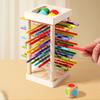 Parent Child Interactive Wooden Stick Children'S Two Person Battle Spatial Thinking Training Puzzle Toy