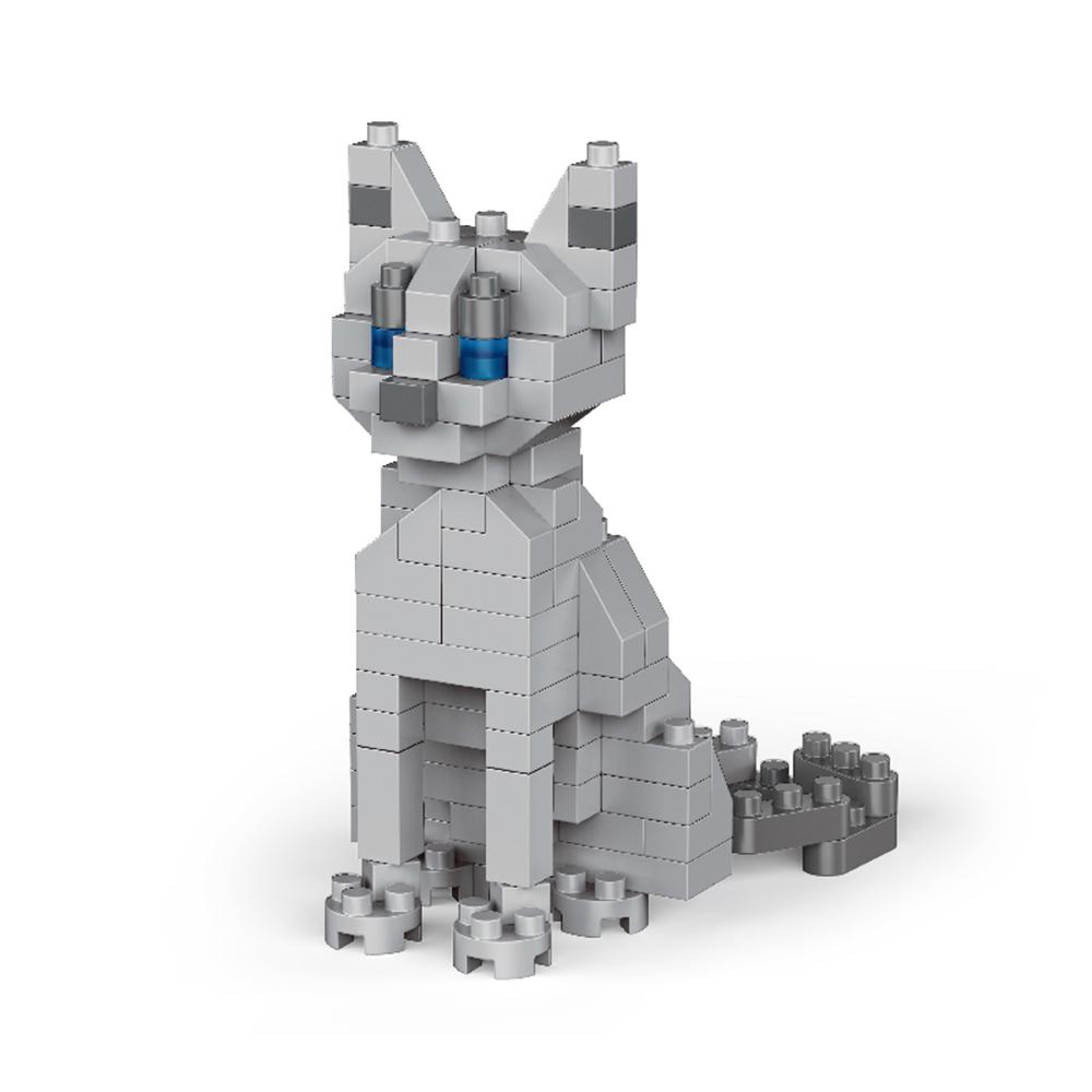 Милые домашние животные кошки и собаки в форме строительных блоков, набор для сборки модели «Сделай сам», креативная строительная игра, коллекционные кирпичики, уникальная идея для подарка