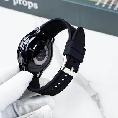 Классический ремешок для Samsung Galaxy Watch 4 classic 46 мм 42 мм 6 43 мм 47 мм 5 pro 45 мм силиконовый браслет correa Galaxy Watch 4 44 мм 40 мм band