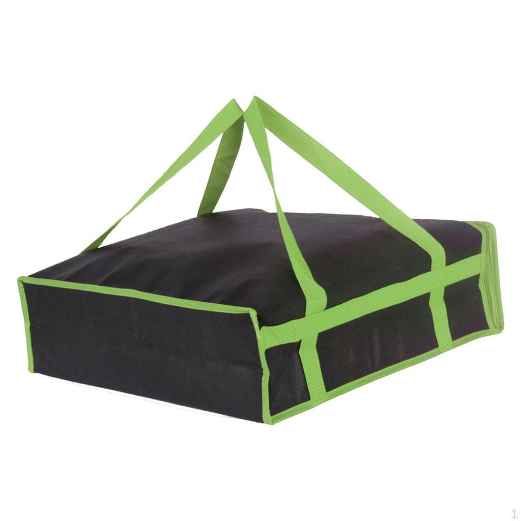 Delivery Pizza Insulation Bag Cold Food Storage Large Capacity Reinforced Carry Handle for