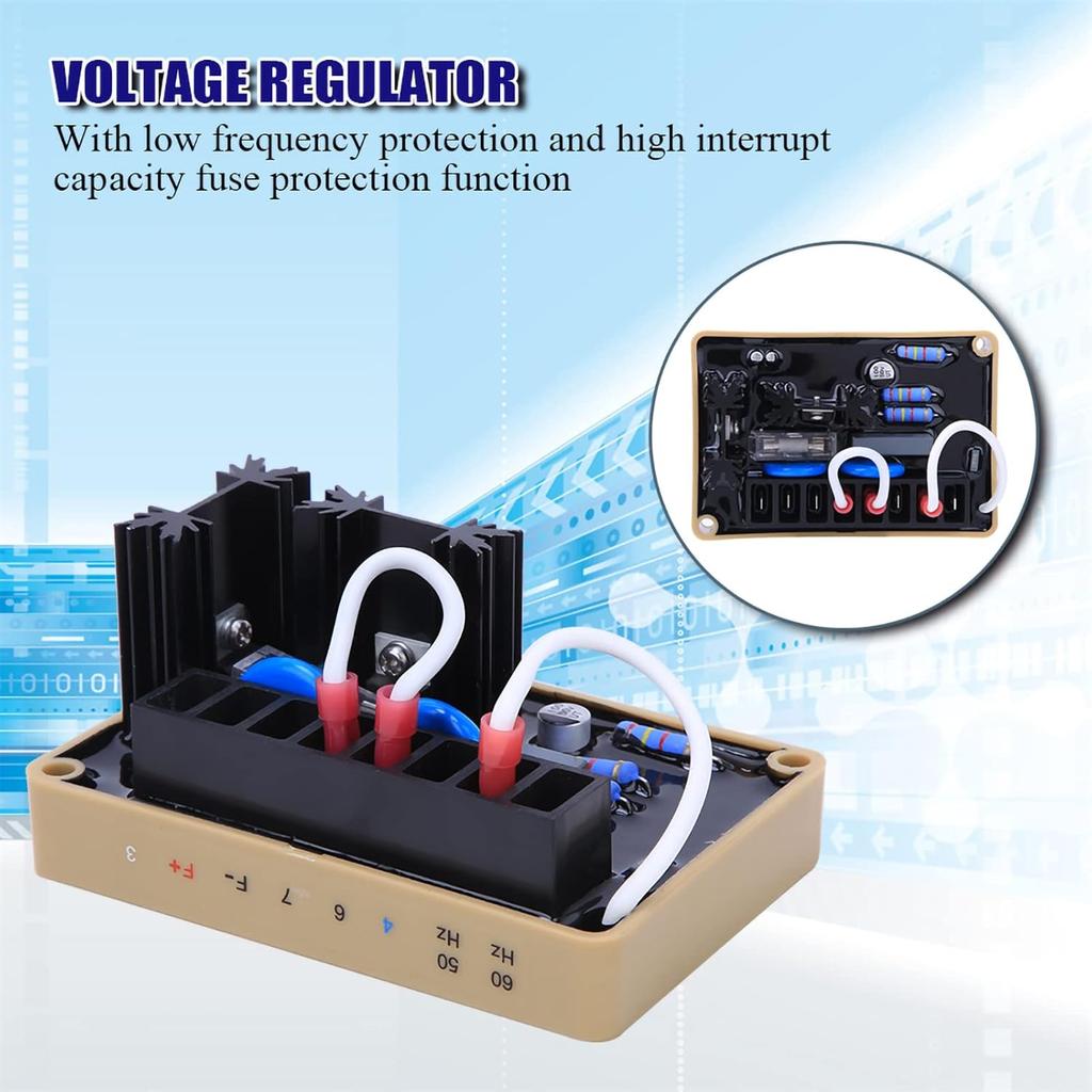 Avr Se350 Automatic Voltage Regulator, 190-240vac Generator Voltage Regulator, High Accuracy Generator for Generator Accessories
