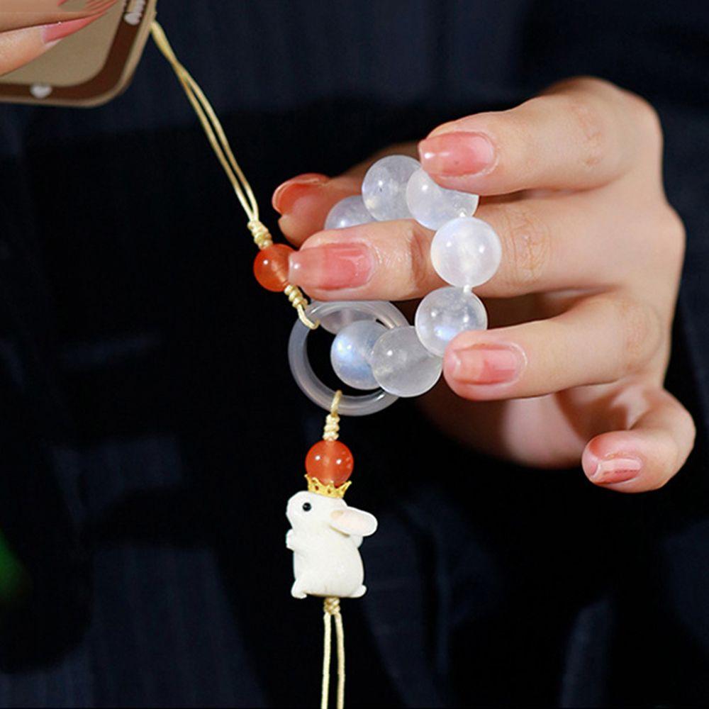 Car Pendent Car Hanging Cell Phone Lanyard Phone Accessories Rabbit Keychain Mobile Phone Lanyard