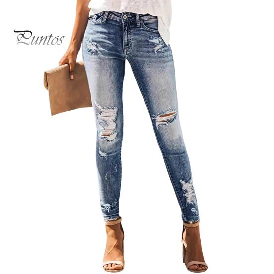 Женские моделирующие узкие джинсы с высокой талией, рваные потертые джинсовые брюки, эластичные леггинсы, джинсовые брюки