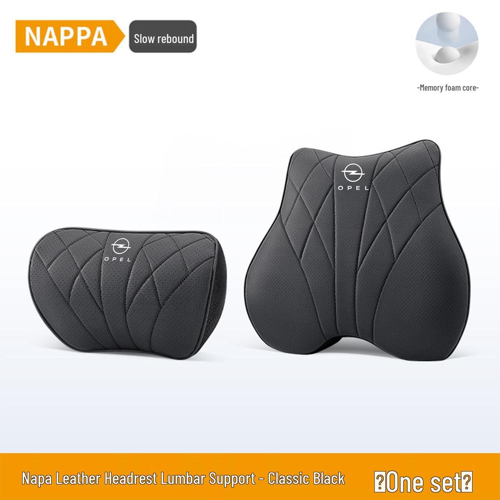 Opel Car Headrest Memory Foam Neck Pillow for Astra, Insignia, Vivaro, Zafira, Antara