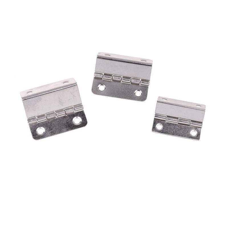 2 шт. Петля для шкафа 41 мм Дверь Багаж Мебель Ювелирные изделия Деревянные ящики 4 отверстия Трехскладные петли Декор мебели