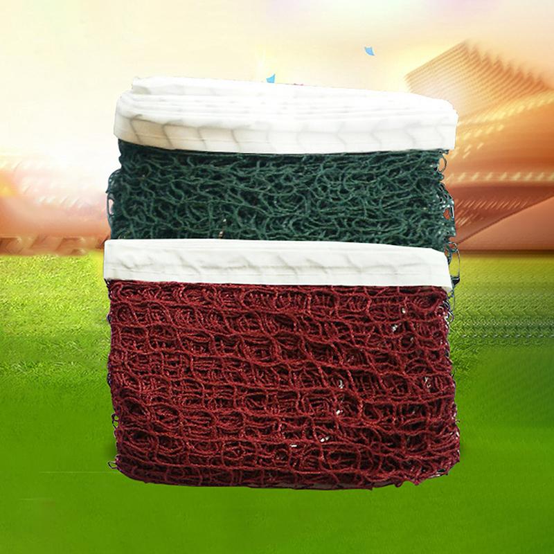 Professional Training Mesh Standard Badminton Net Sports Net For Outdoor Badminton Tennis Volleyball Net Replacement 6.1*0.76M