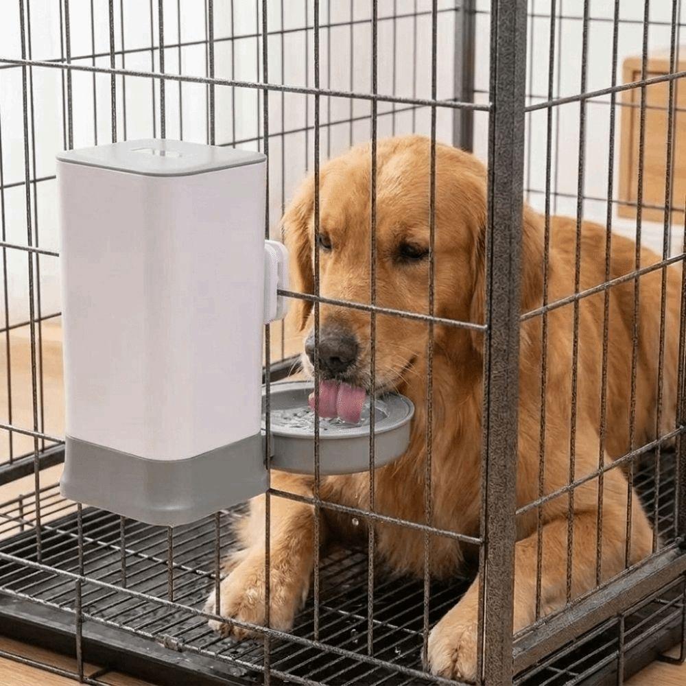 Leak-Proof Dog Water Dispenser Large Capacity Hanging Crate Water Bowl Dog Cage