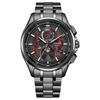 Серия Attesa Серия Black Titanium™ Водонепроницаемость 100 м Вечный календарь Отображение даты Мировое время Солнечный кварц Ремешок Super Titanium 4 BY1005-73Z
