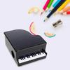 4Pcs Piano Shaped Pencil Sharpener Portable Student Supply Music Stationery  for School Classroom