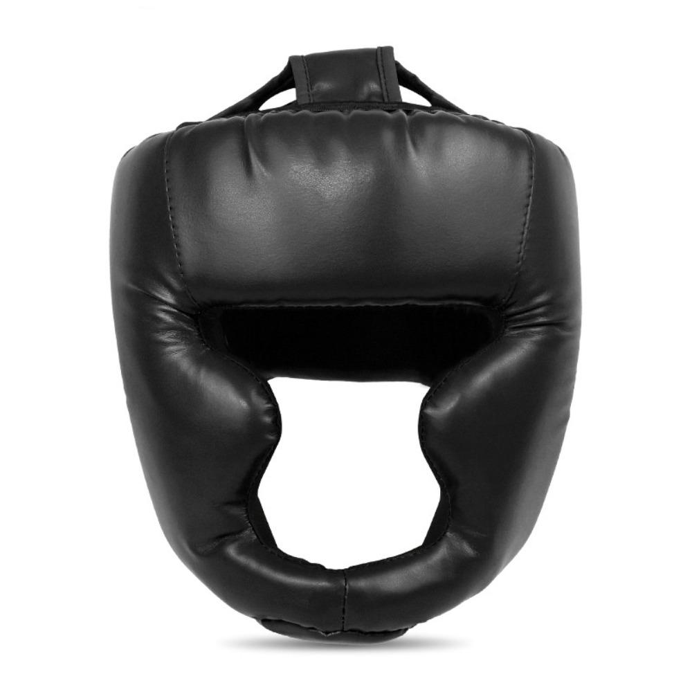 PU Leather Boxing Helmet Sanda Training Karate Head Guard Taekwondo Head Gear Muay Thai