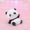 Mischievous Panda Car Ornament: Cute Resin Cartoon Figure