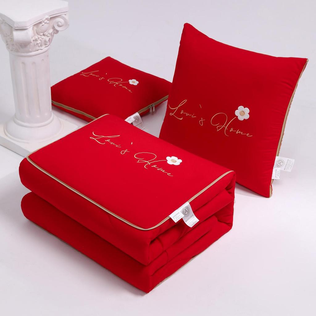 2026 Уютное многоцелевое одеяло-подушка из 100% хлопка