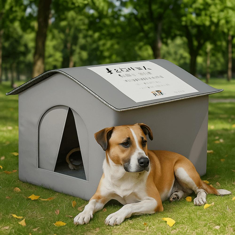 Waterproof Insulated Cat House Foldable Outdoor Pet Tent Feral Cat Shelter Four Seasons