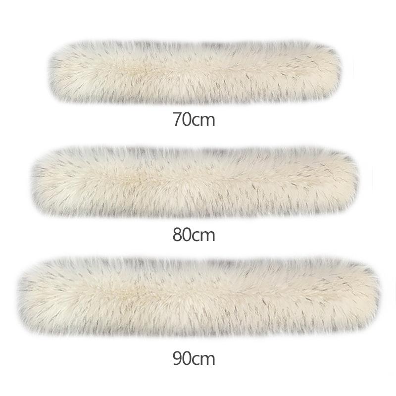 Women Neckerchief Faux Fur Collar Fluffy Collar Warm Wrap Shawl Scarves Soft Fur Scarf Winter Warm