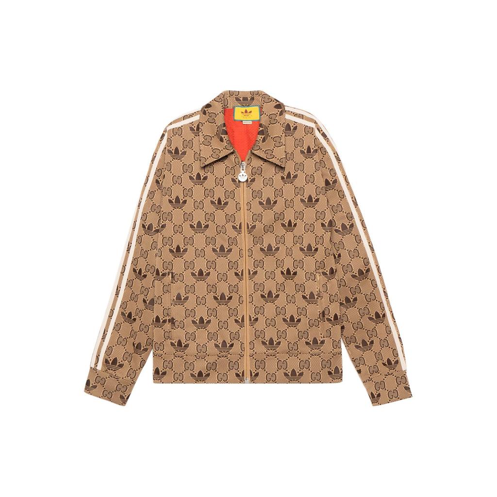 Gucci Куртка-бомбер на молнии X Adidas Gg Trefoil 722998-XJE1O-9742