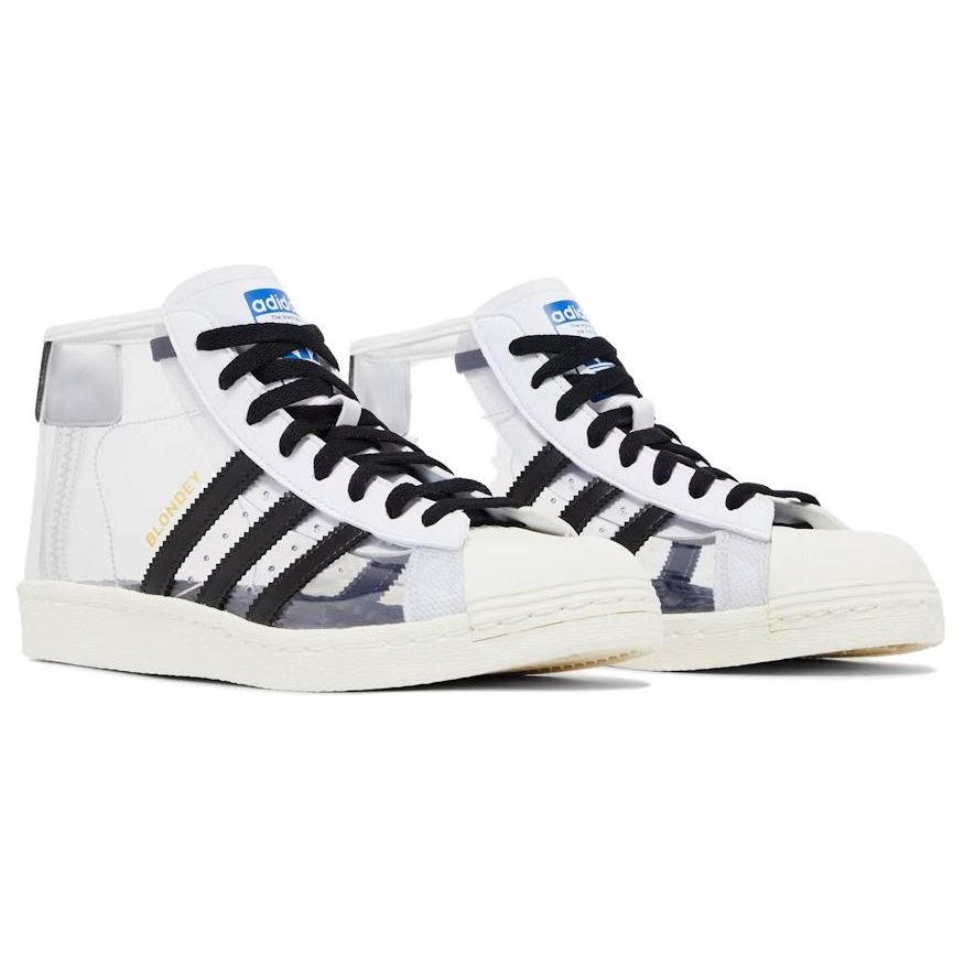 Blondey McCoy x adidas Pro Model ADV Прозрачные Унисекс Кроссовки Белый Облачно-Белый Основной-Черный IG0843
