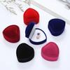 Velvet Love Velvet Ring Box Stud Earrings Jewelry Display Case Engagement Ring Box Gift Box