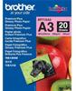 BROTHER BP-71GA3 Glossy Photo Inkjet 260g/m2 A3 20 Sheets 1-pack