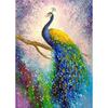 DIY Peacock 5D Diamond Painting Full Round Drill Animal Diamond Embroidery Cross Stitch Mosaic Kits Wall Art Gift Home Decor