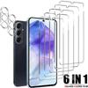 6 в 1 Закаленное Стекло Для Samsung Galaxy S25 S24 Ultra Plus Защитная Пленка для Экрана Пленка для Объектива Камеры Защитные Пленки от Царапин