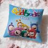Милая Мультяшная Наволочка O-Oddbods Премиум Комфорт Двусторонняя Наволочка - Дизайн Два в Одном для Любой Комнаты и Салона Автомобиля