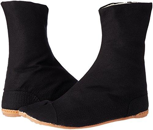 RIKIO Туфли Ninja Tabi с низким верхом и амортизацией! Черный Джикатаби (24,5 см Япония / 7,5 США Женщины / 6,5 США Мужчины)