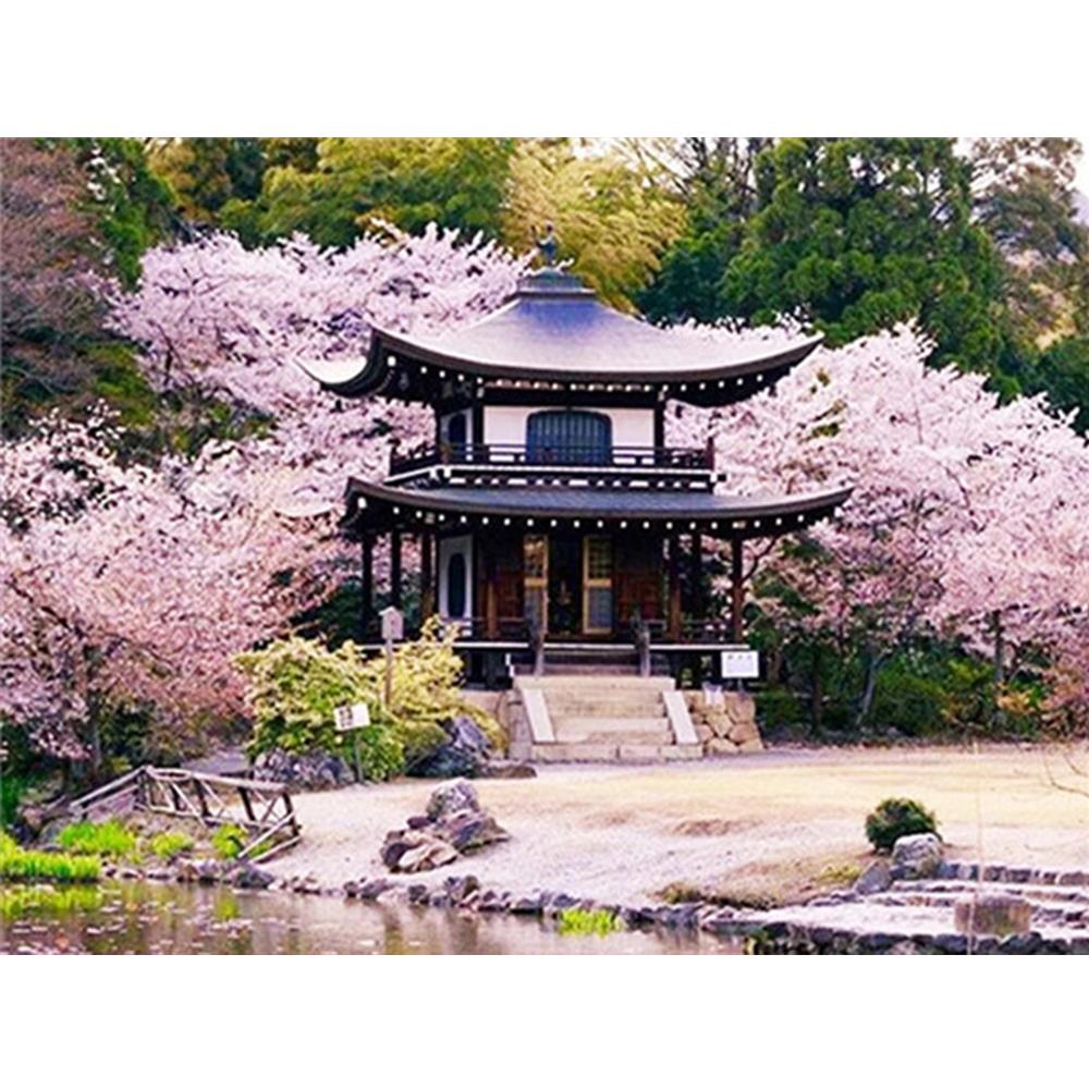 3D алмазная живопись Пейзаж Вышивка крестом DIY Алмазная вышивка вишни картина со стразами украшение дома