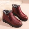 Women Snow Boots Winter New Waterproof Slip-on Ankle Boots Female Solid Warm Casual Shoes Woman Plus Velvet Flat Cotton Shoes