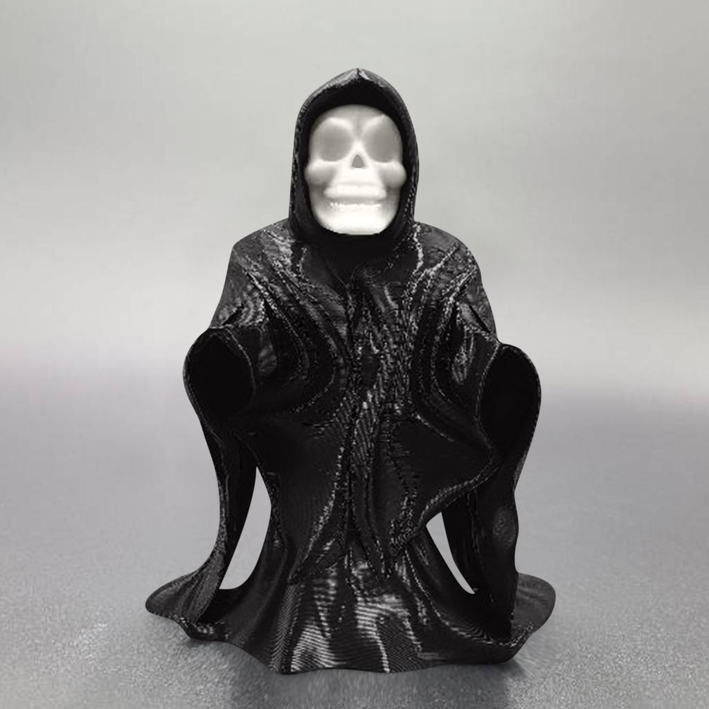 Интересная 3D-печатная фигурка-плащ и скелет-паразит, модель игрушки